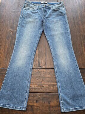 Levi's 524 Too Superlow Women Jeans Bootcut Low Rise 11M 30x32 Y2K Distressed